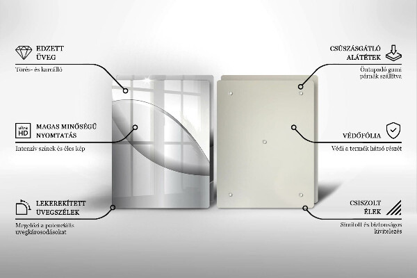 Deska do krojenia Abstrakcja linie design