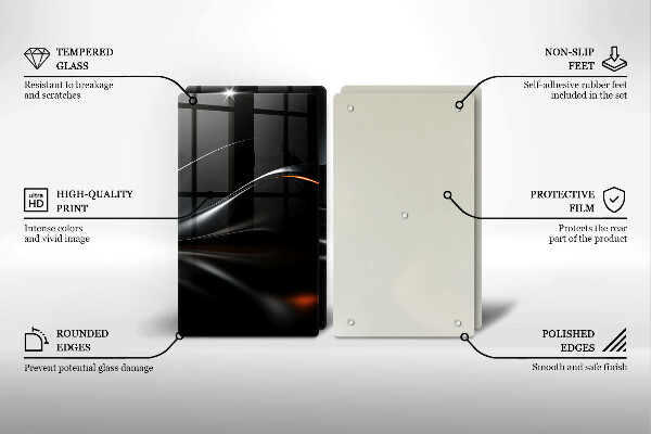 Deska do krojenia Abstrakcja 3D design