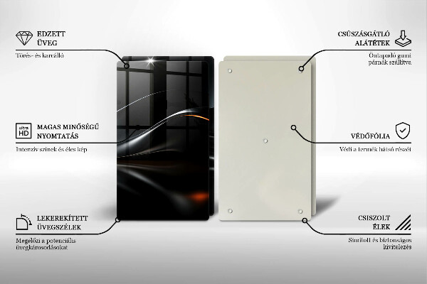 Deska do krojenia Abstrakcja 3D design