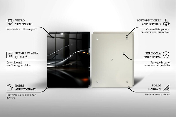 Deska do krojenia Abstrakcja 3D design
