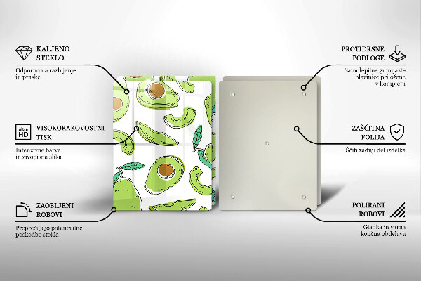 Deska do krojenia Awokado i gruszka