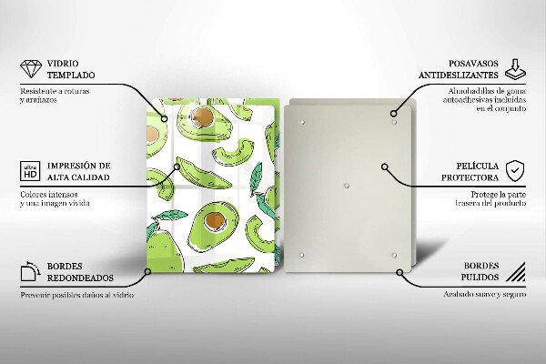 Deska do krojenia Awokado i gruszka