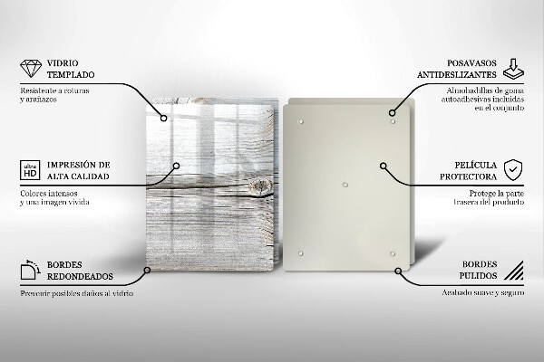 Deska do krojenia Jasna struktura drewna