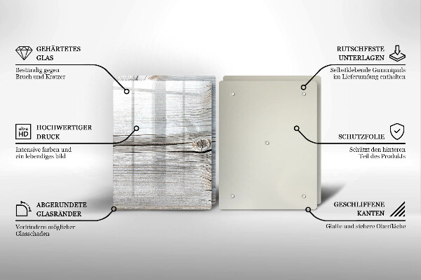 Deska do krojenia Jasna struktura drewna