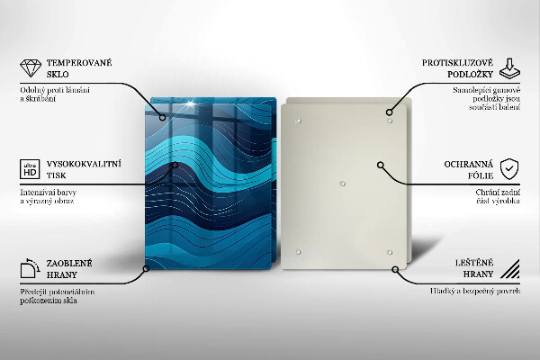 Deska do krojenia Abstrakcyjne fale