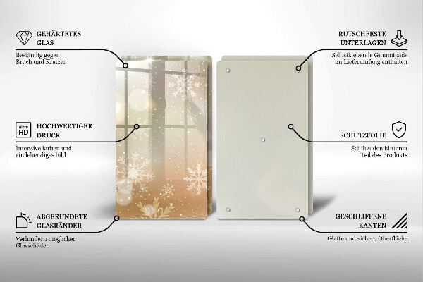 Deska do krojenia Płatki śniegu