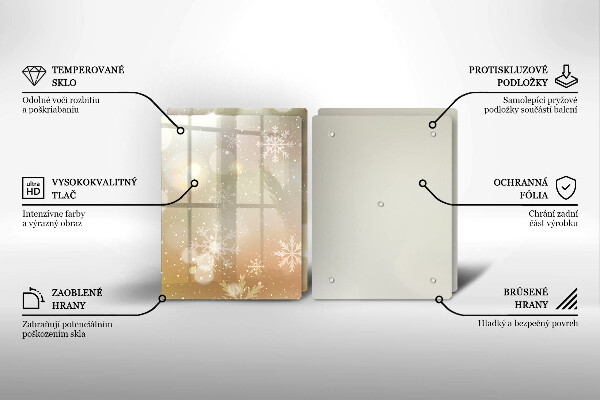 Deska do krojenia Płatki śniegu