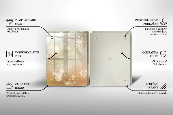 Deska do krojenia Płatki śniegu