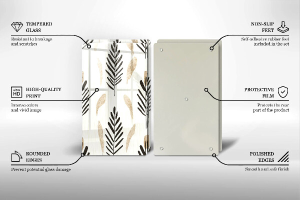 Deska do krojenia Boho rośliny