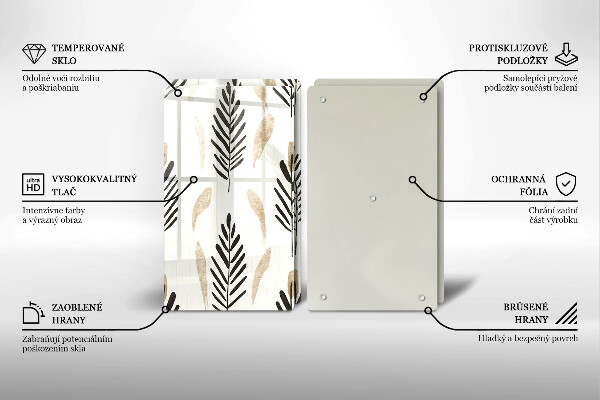 Deska do krojenia Boho rośliny