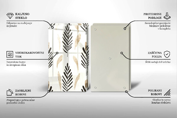 Deska do krojenia Boho rośliny