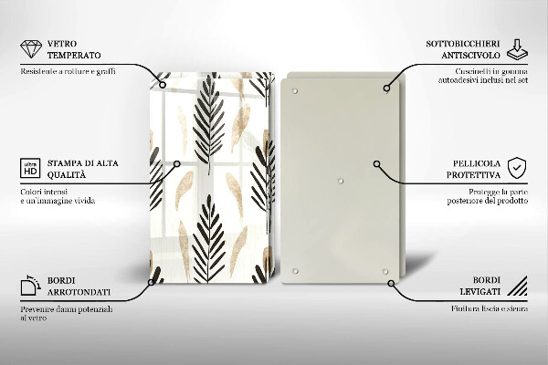 Deska do krojenia Boho rośliny