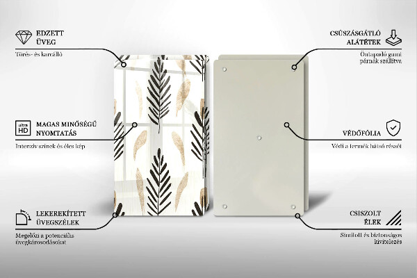 Deska do krojenia Boho rośliny