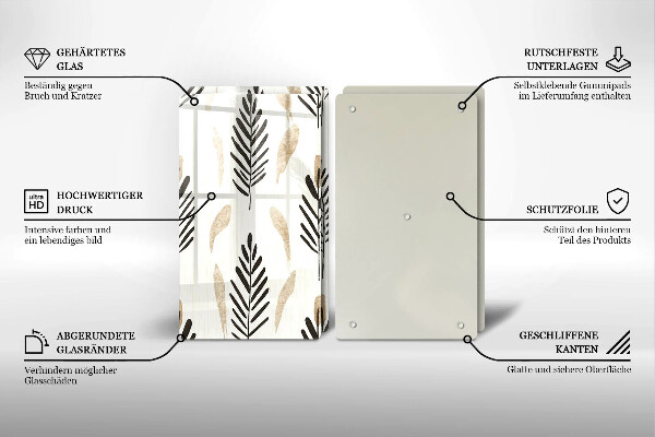 Deska do krojenia Boho rośliny