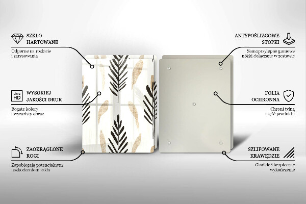 Deska do krojenia Boho rośliny