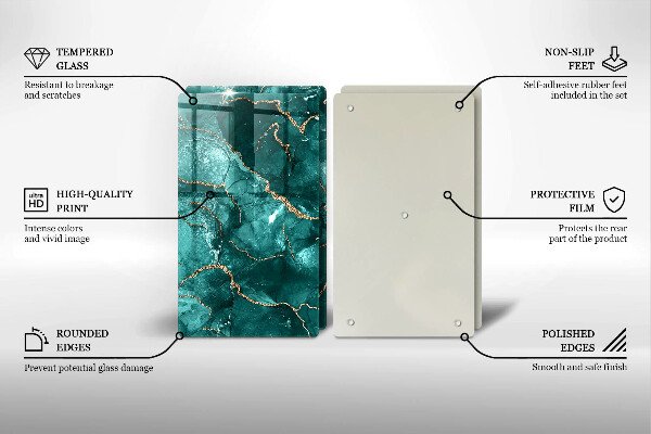 Deska do krojenia Niebieski marmur