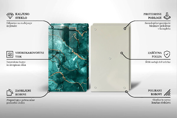 Deska do krojenia Niebieski marmur