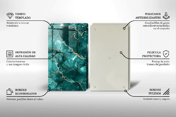 Deska do krojenia Niebieski marmur