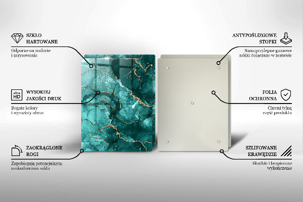 Deska do krojenia Niebieski marmur