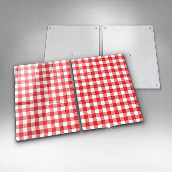 Deska do krojenia Czerwono-biała krata