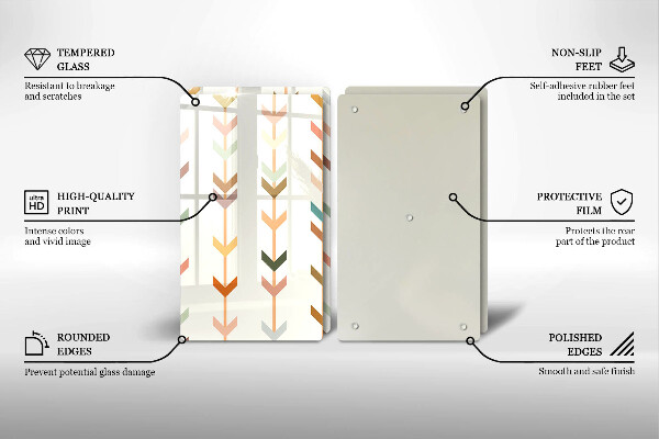 Deska do krojenia Elementy geometryczne