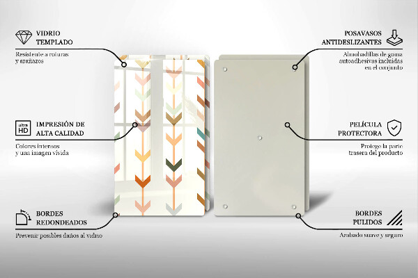 Deska do krojenia Elementy geometryczne