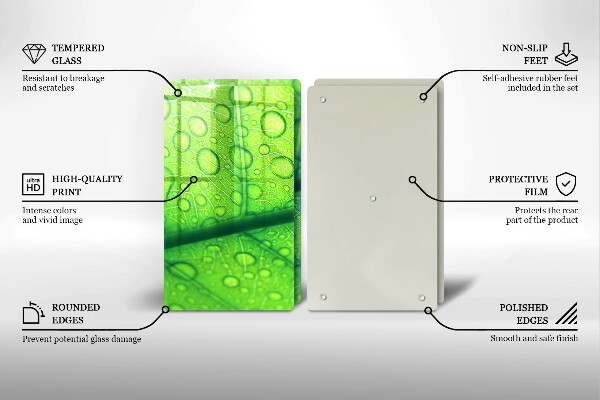 Deska do krojenia Zbliżenie liścia