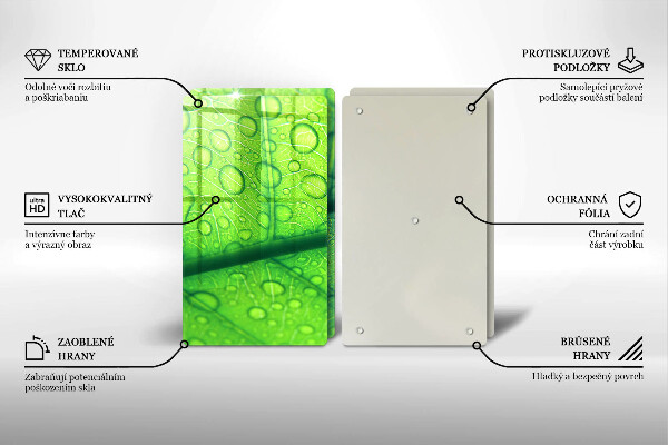 Deska do krojenia Zbliżenie liścia