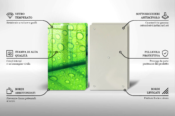 Deska do krojenia Zbliżenie liścia