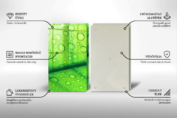 Deska do krojenia Zbliżenie liścia