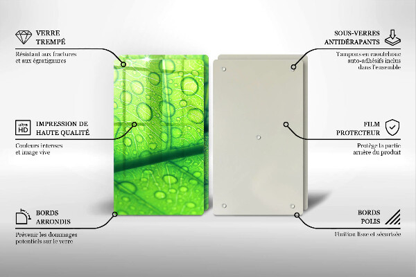 Deska do krojenia Zbliżenie liścia