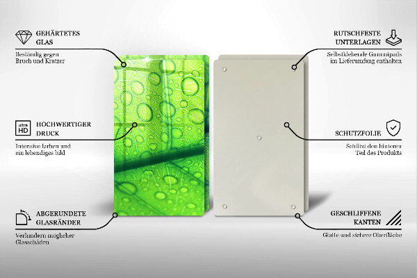 Deska do krojenia Zbliżenie liścia