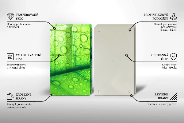 Deska do krojenia Zbliżenie liścia