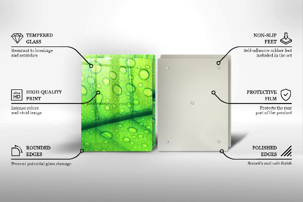 Deska do krojenia Zbliżenie liścia