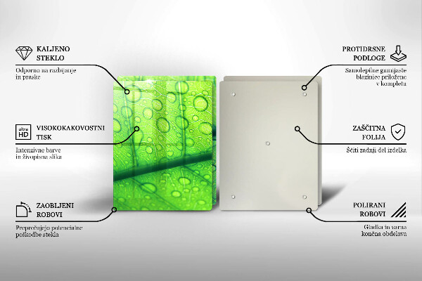 Deska do krojenia Zbliżenie liścia
