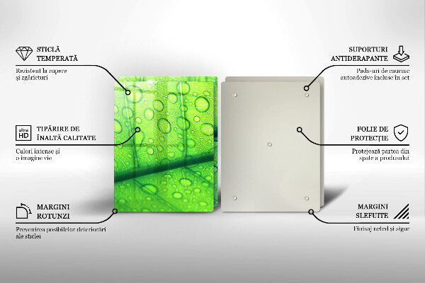 Deska do krojenia Zbliżenie liścia