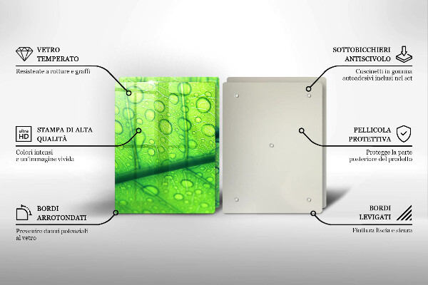 Deska do krojenia Zbliżenie liścia