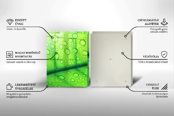 Deska do krojenia Zbliżenie liścia