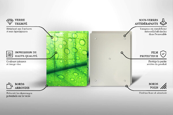 Deska do krojenia Zbliżenie liścia