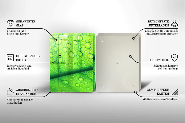 Deska do krojenia Zbliżenie liścia