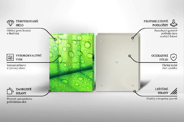 Deska do krojenia Zbliżenie liścia