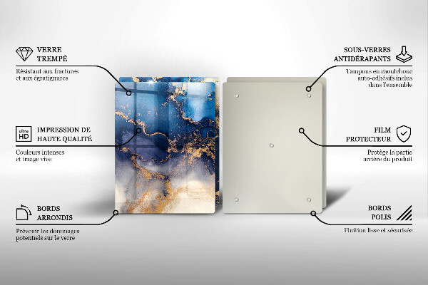 Deska do krojenia Marmurowa abstrakcja