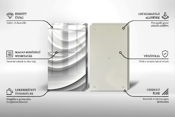 Deska do krojenia Linie geometryczne