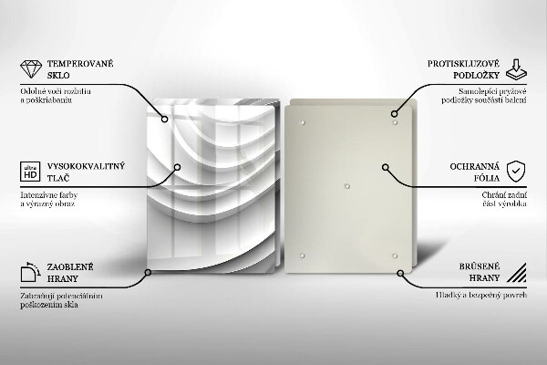 Deska do krojenia Linie geometryczne
