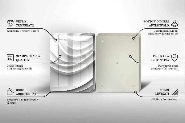 Deska do krojenia Linie geometryczne