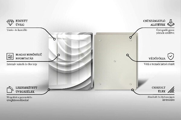 Deska do krojenia Linie geometryczne