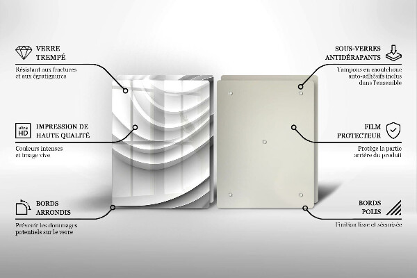 Deska do krojenia Linie geometryczne
