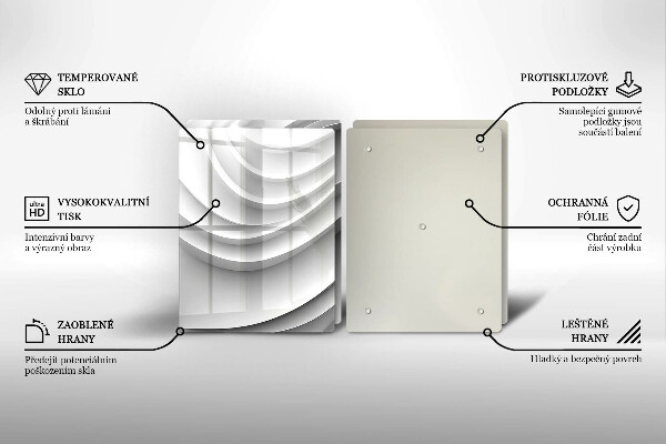 Deska do krojenia Linie geometryczne