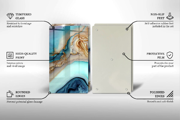 Deska do krojenia Wielokolorowy marmur