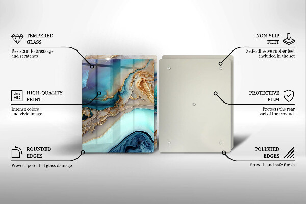 Deska do krojenia Wielokolorowy marmur